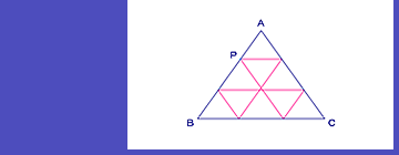 三角形の３辺に平行線をひく サムネイル